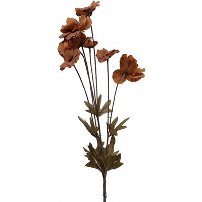 Elegantný umelý kvet v zemitých medených tónoch - 6*8*80 cm - Clayre & Eef