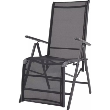 vidaXL Polohovatelná zahradní židle, 2 ks, textilen, 58,5x69x110 cm 42766
