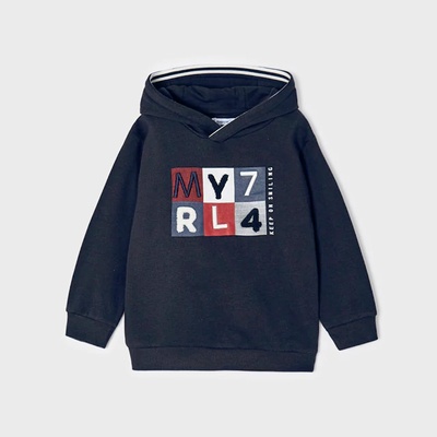 MAYORAL Спортен суичър с качулка за момче Майорал в тъмно синьо