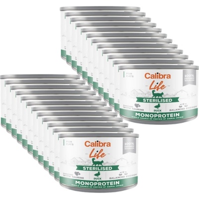 Calibra Cat Life Sterilised Duck 24 x 200 g
