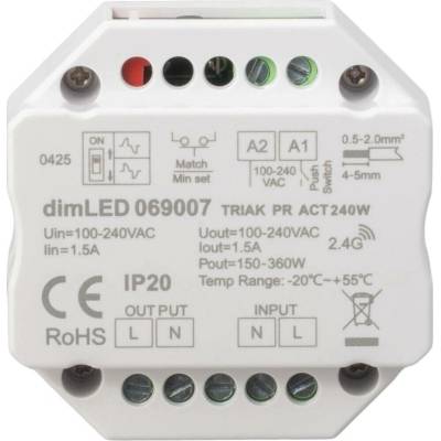 T-LED Stmívač dimLED TRIAK PR ACT240W Stmívač dimLED TRIAK PR ACT240W