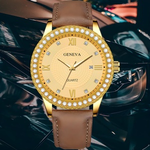 Geneva Часовник po-11646 - Кафяв / Златен kp11646 Часовници