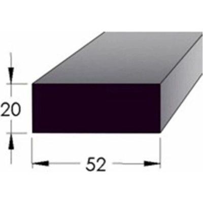 Lať podkladová 52x20mm, délka 240cm, nastavovaná