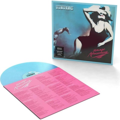 Scorpions • Savage Amusement - transparent Curacao LP
