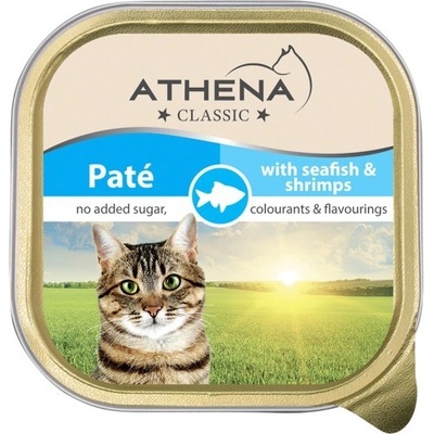 Athena - Пастет за израснали котки с морски риби и рак 100гр