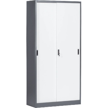 Метален шкаф Carmen CR-1266 E SAND - бял - графит