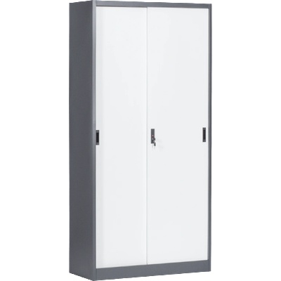 Метален шкаф Carmen CR-1266 E SAND - бял - графит