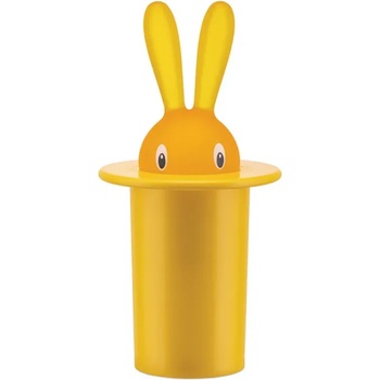 Alessi Кутийка за клечки за зъби MAGIC BUNNY, жълта, Alessi (ALASG16Y)
