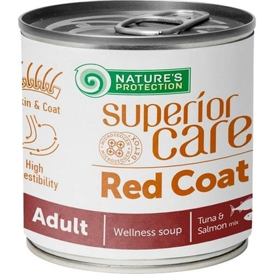 Nature's Protection Superior Care Dog Soup Red Coat Adult Salmon&Tuna 140 ml