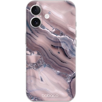 ERT GROUP Калъф Abstract за iPhone 16, Розов мрамор (BPCABS1945)