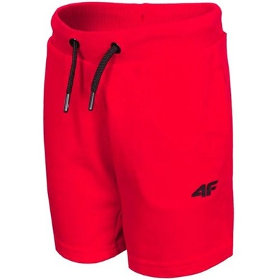 4F HJL22 JSKMD001 red dětské kraťasy