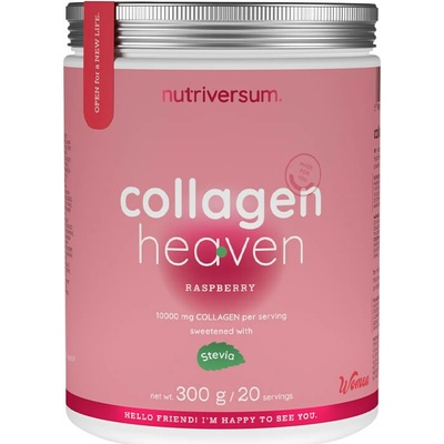 Nutriversum Collagen Heaven maliny se stévií 300 g