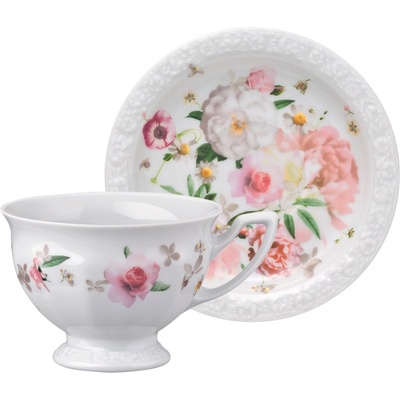 Rosenthal Чаша за кафе Maria Роза с чинийка 180 мл (10430 407165 14742 + 10430 407165 14741)