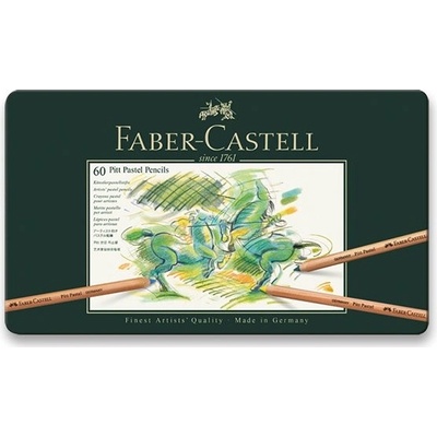 Faber-Castell Pitt pastel umělecké pastely 60 ks plechová krabička