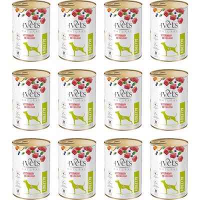 4Vets Natural Veterinary Exclusive Allergy 12 x 400 g