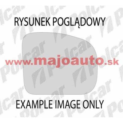 Sklo vonkajšieho zrkadla - 602655-E - pravy