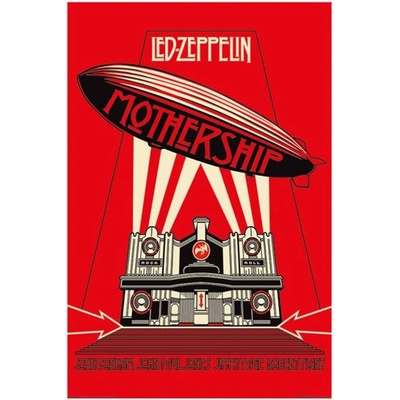 Plakát, Obraz - Led Zeppelin - Mothership Red, (61 x 91,5 cm)