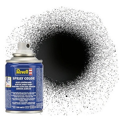 Revell farba v spreji #7 čierna lesklá 100ml