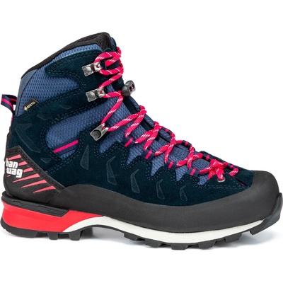 Hanwag Дамски алпийски обувки Hanwag Women's Makra Pro Bunion GTX Mountaineering boots - Navy / Pink - размер 41, 5 (EU) (120-0176-0119)