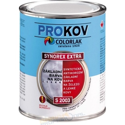 Colorlak SYNOREX EXTRA S 2003 / Bažina / 0,6L syntetická antikorozní základní barva na železo a lehké kovy