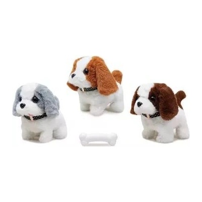 Manyuk Toys Интерактивно кученце в носилка, 17 см - различни