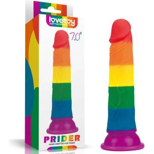  Силиконово пенис дилдо без тестиси, Прайд, 18, 5см. - Prider Dildo (LVTOY00538)