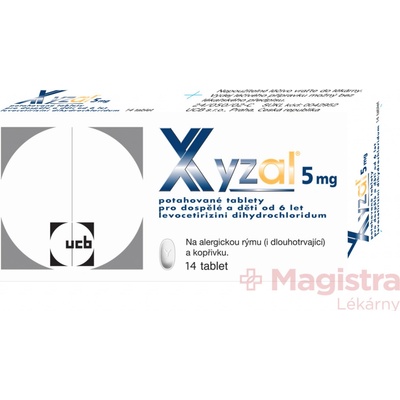 XYZAL POR 5MG TBL FLM 
