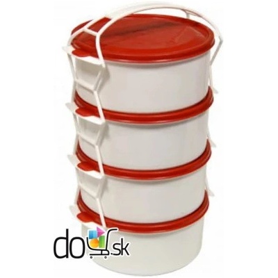STAR Plastový obedár 4x1,2 l