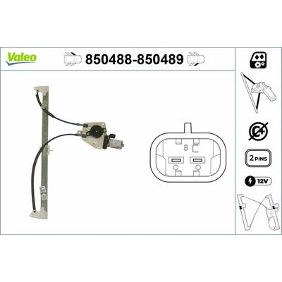 Zvedací zařízení oken VALEO 850489