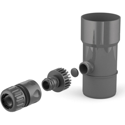 Covernit Plastová výpust na zber dažďovej vody PVC 63 mm antracit