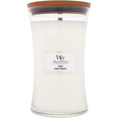 WoodWick Linen 610 g ароматна свещ