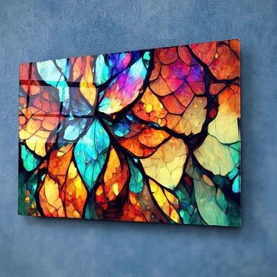 Art gift Стъклено АРТ пано Цветна мозайка