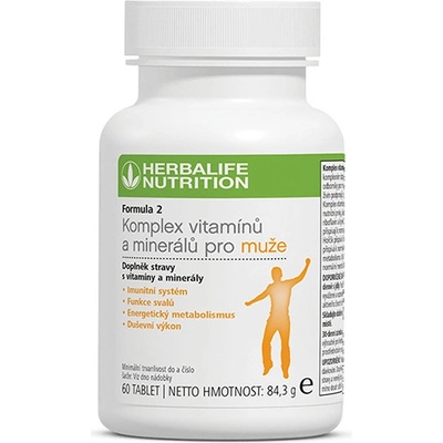 Herbalife Formula 2 Komplex vitamínov a minerálov pre mužov 60 tabliet