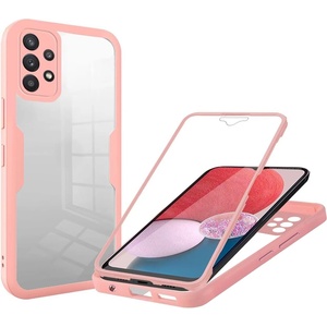 Techsuit Калъф за Samsung Galaxy A13 4G + Протектор - ColorVerse 360 Series - Розов