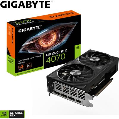 GIGABYTE GeForce RTX 4070 WINDFORCE 2X OC V2 12GB GDDR6X 192bit (GV-N4070WF2OCV2-12GD)