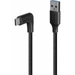 Lindy Кабел Lindy, от USB-A(м) към USB-C(м), 1m, 15W, черен (LNY-32013)