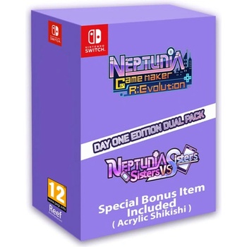 Idea Factory Neptunia Game Maker R:Evolution+ Sisters VS Sisters [Day One Edition Dual Pack] (Switch)