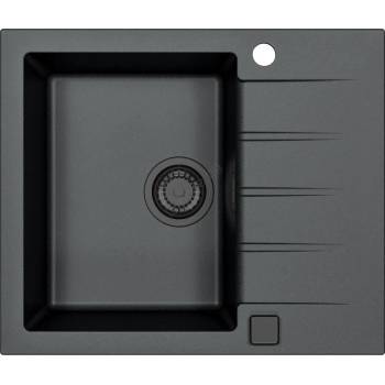 Alveus 1148158 - Кухненска мивка CADIT 59x50 см гранит/черен (AV0015)
