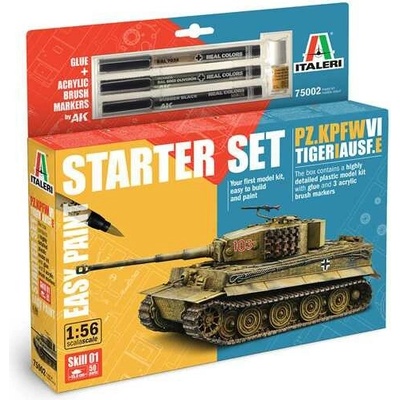 Italeri Pz. Kpfw. VI Tiger I Ausf. E Starter Set 1:56