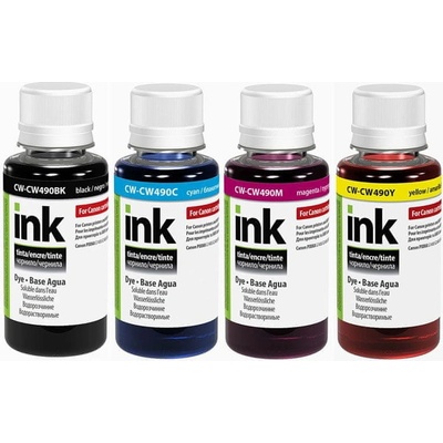 Atrament ColorWay Canon GI-490/GI-590 CMYK - kompatibilný
