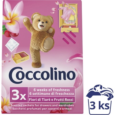 Coccolino vonné sáčky Fiori di Tiaré e Frutti Rossi 3 ks – Zboží Dáma