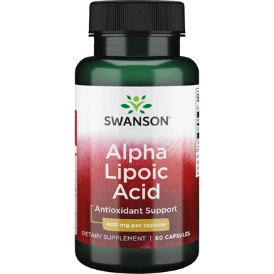 Swanson Alpha Lipoic Acid 600 mg 60 kapsúl