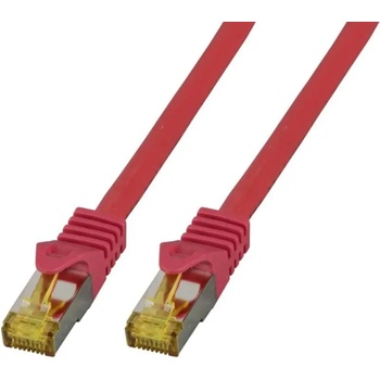 EFB Elektronik RJ45 Пач корда S-FTP, кат. 6A, LSZH, кат. 7 Raw cable, червена & mdash; 3 метра (MK7001.3R)