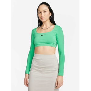 Nike Блуза w ls crop top sw (fj5228-363)