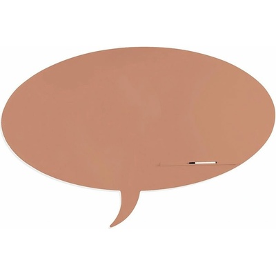 ROCADA Skin Shape Talk 6440-3012 tvar bubliny, 115 x 75 cm červenobéžová RAL 3012