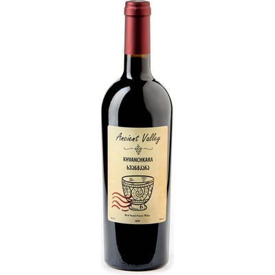 Ancient Valley Červené Khvanchkara gruzínské polosladké červené 2020 12,5% 0,75 l (holá láhev)