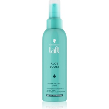 Schwarzkopf Taft Aloe Boost хидратиращ спрей за коса за топлинно третиране на косата 150ml