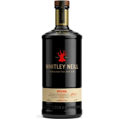 Whitley Neill Handcrafted Dry Gin 43% 0,7 l (čistá fľaša)