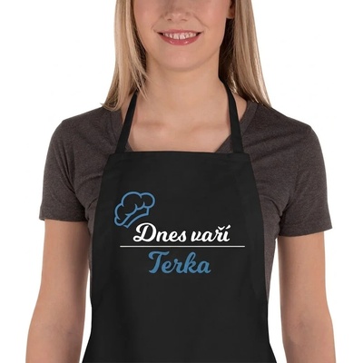 Sablio Kuchyňská zástěra se jménem: Dneska vaří Terka