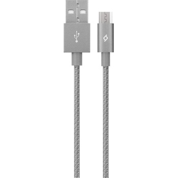 Ttec Кабел ttec - AlumiCable, USB-A/Micro USB, 1.2 m, сив (8694470613178)